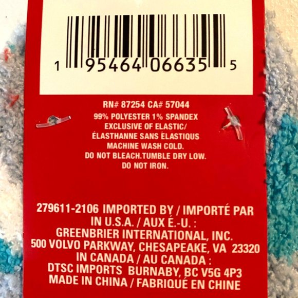 Polar Bear Fuzzy Slipper Socks - Picture 4 of 5